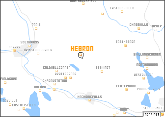 map of Hebron