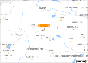 map of Hebron