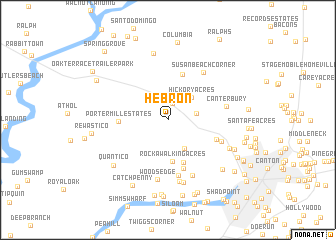 map of Hebron