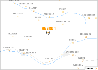 map of Hebron