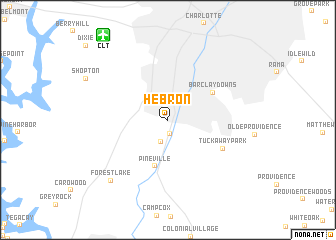 map of Hebron