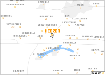 map of Hebron