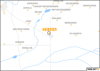 map of Hebron