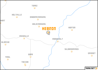 map of Hebron