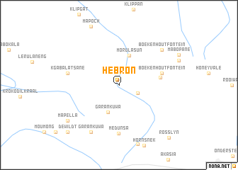 map of Hebron