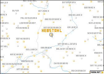 map of Hebstahl