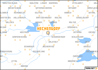 map of Hechendorf