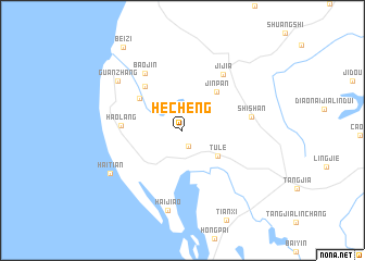 map of Hecheng