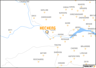 map of Hecheng