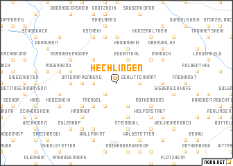 map of Hechlingen