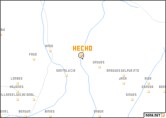 map of Hecho