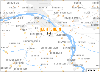 map of Hechtsheim