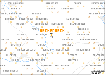 map of Heckenbeck