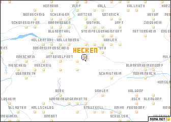 map of Hecken