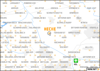 map of Hecke