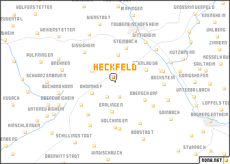 map of Heckfeld