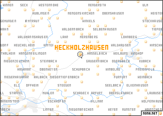 map of Heckholzhausen