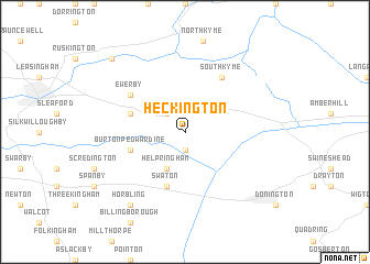map of Heckington