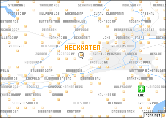 map of Heckkaten