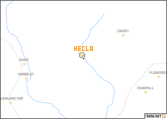 map of Hecla