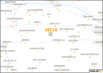 map of Hecla