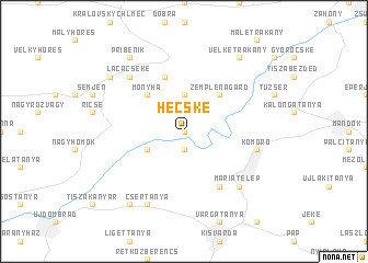 map of Hecske