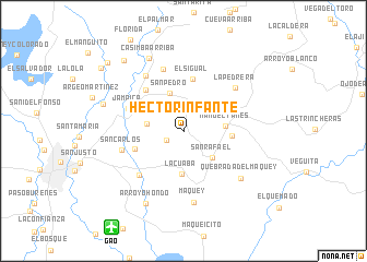 map of Hector Infante