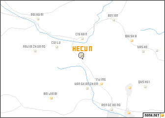 map of Hecun