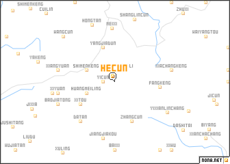 map of Hecun