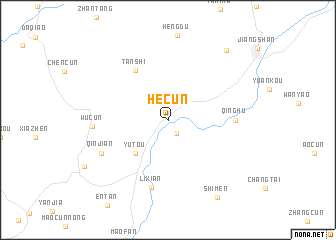 map of Hecun