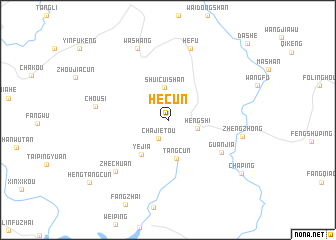 map of Hecun