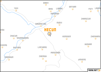 map of Hecun