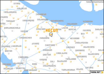 map of Hecun