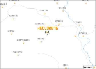 map of Hecuokeng