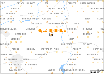 map of Hecznarowice