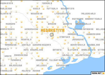 map of Hedaketiya