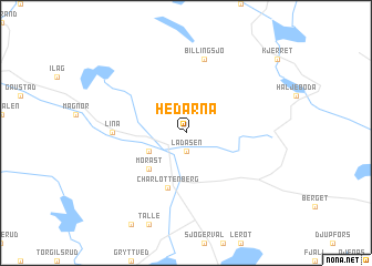 map of Hedarna