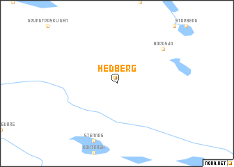 map of Hedberg