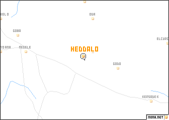 map of Heddalo