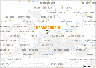 map of Heddernheim