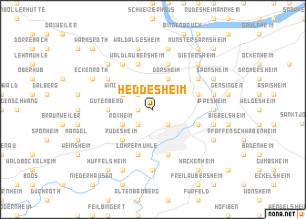 map of Heddesheim