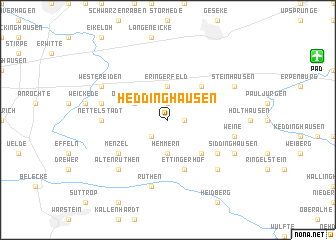 map of Heddinghausen