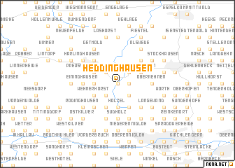 map of Heddinghausen