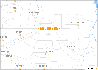 map of Heddon Bush