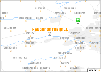 map of Heddon on the Wall
