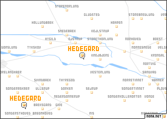 map of Hedegård