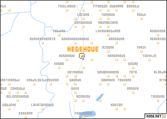 map of Hédéhoué