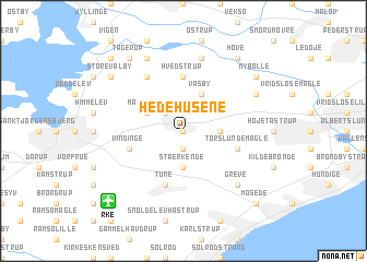 map of Hedehusene