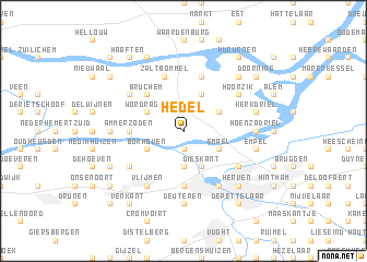 map of Hedel