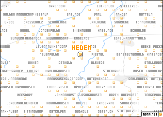 map of Hedem